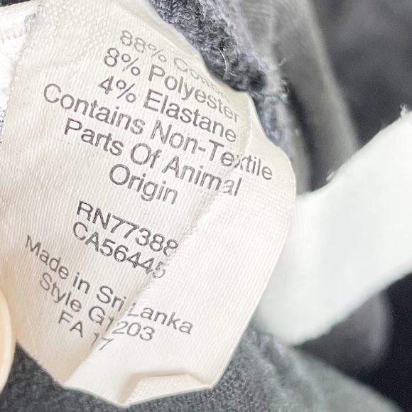 Madewell Tall 9" High-Rise Skinny Jeans in ISKO Stay Black Denim G1203 Size 26T - Picture 8 of 11